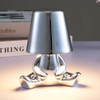Thinker Silver LED Table Lamp with Touch Control, 3 Light Modes | SK1951428B
