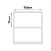 NIIMBOT K3 White Thermal Label - 320 Label/Roll | T40*20-320-WH