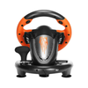 PXN V3 Pro 180° Steering Wheel with Pedals & Vibration Feedback - Orange