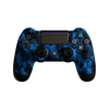 PS4 Silicone Controller Cover with Thumb Grip Caps - Blue Camo