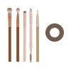 Real Techniques New Nudes Daily Swipe Eye Set Kit (6 Brushes) | 284861