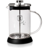 Berlinger Haus Manual French Coffee and Tea Maker 600 ml, Black Silver Collection | BH/6302A