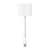 Apple MB570 Mini DisplayPort to DVI adapter white compact connector front view