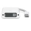 Apple MB570 Mini DisplayPort to DVI adapter white compact connector front view