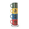 Erik Harry Potter Hogwarts Houses Ceramic Coffee Mugs Set of 4 300ml