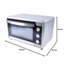 Kenwood 70L Toaster Oven Grill - Silver | MOM70SS
