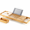InnovaGoods Extendable Bamboo Bathtub Tray Trayth | V0103785