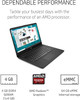 HP Athlon Gold 14-FQ0090  3150U 4GB 128GB Win10 14" Black Laptop | 3W240UA#ABA