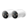 TP-Link Indoor/Outdoor Smart Wire-Free Security Camera | Tapo C425 (2-pack)