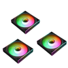 Thermalright TL-M12-S X3 ARGB 120mm ARGB Case Fan infinity Mirror Design Black (3-Pack)