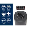 Beper Ceramic Fan Heater Column 2000W - Ceramic Black - view 2