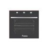 Perfetto 60cm Built-In Hob & Gas Oven Bundle Black with 4 Burners, Turbo Fan & Timer | PERTOP60BL+PEROV60BL