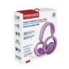 Promate High-Fidelity Open-Ear Wireless Over-Ear Headphones with Detachable Mic -Purple | NOVON