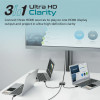 Promate 4K High Resolution 3-in-1 HDMI Switch | MediaSwitch-H3