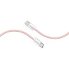 Promate Ultra-Fast 60W Power Delivery USB-C Cable - Pink | EcoLine-CC200
