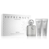 Afnan Supremacy Silver Gift Set for Men - Eau de Parfum 100ml + Shower Gel 100ml + After Shave 100ml