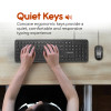Promate Quiet Key Wired Compact KeyBoard & Mouse | Combo-KM2