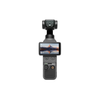DJI Osmo Pocket 4 Creator Combo handheld gimbal camera with microphone, fill light, wide-angle lens, and tripod