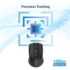 Promate 2.4GHz Wireless Ergonomic Optical Mouse | Clix-8