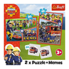 Trefl Puzzles 2-in-1 + Memos Fireman Sam’s Team 93334 children’s puzzle and memory game set