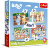 Trefl 4‑in‑1 “Bluey & His World” Puzzle | 34637