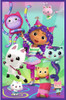Trefl Gabby’s Dollhouse 3‑in‑1 Puzzle – Gabby’s Colourful Days 3 × 80 Pieces | 34882