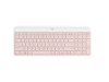 Logitech K580 Slim Multi-Device Wireless Keyboard - Rose | 920-011328