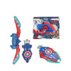 Marvel Avengers Mech Strike Captain America Bow & Dart Launcher Toy Set | EOMS007-31B