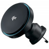 Proove Graphite Circle Qi2 15W Wireless Charging Car Holder - Black | WHSN15002001