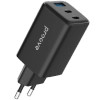 Proove Pocket GaN 65W Wall Charger 2 Type-C + USB - Black | WCPG65121201