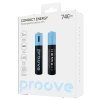 Proove Rechargeable AAA Batteries 2pcs Type-C 740mWh - Black | RBCE75010008
