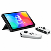 Nintendo Switch OLED Console White NT-SW-OLED-WH with white Joy-Con controllers and dock