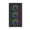 DarkFlash DB460M M-ATX PC Case Black mesh airflow case
