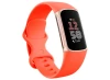 Fitbit Charge 6 - Premium Fitness Tracker - Coral/Champagne Gold Aluminum