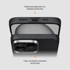 PITAKA iPhone 16 Pro Max Edge Case - 600D Black Grey Twill | KI1602PAM