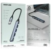 Green Lion 4-In-1 USB Hub - Docking Station Adapter - Black | GN4N11HUSBCBK