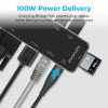 Promate Ultra-Fast Multiport USB-C Hub with 100W Power Delivery | PrimeHub-Pro