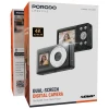 Porodo Lifestyle Dual-Screen Digital Camera - Black | PDETK07BK