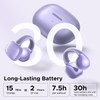 UGREEN HiTune S3 Open Wearable Ear Clip Earbuds - Purple | WS209 55430