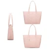 KINMAC 15.6 Inch Women’s Laptop Tote Bag Pink Chic Spacious Work Ready Handbag