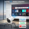 HY300 Smart Portable Projector with WiFi 6, Bluetooth 5.2 & Android 13