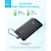 Anker Zolo 20000mAh 22.5W Fast Charging Power Bank A110EH11 with Built-in USB-C Cable