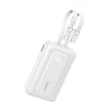 Anker Zolo 10000mAh 35W Power Bank White A1680H22 with Built-in Dual USB-C Cables
