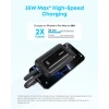 Anker Zolo 10000mAh 35W Power Bank Black A1680H12 with Built-in Dual USB-C Cables