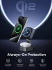 UGREEN 2-in-1 Qi2 Magnetic Foldable Wireless Charger Grey with 15W phone charging and 5W earbuds charging
