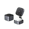 UGREEN 2-in-1 Qi2 Magnetic Foldable Wireless Charger Grey with 15W phone charging and 5W earbuds charging