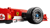 LEGO Icons Ferrari F2004 and Michael Schumacher 11375 Formula 1 building set with display stand and minifigure