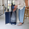 Joseph Joseph Porta 40L Easy-Empty Pedal Bin - Midnight Blue | 30122