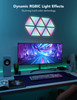 Govee Triangle Light Panels RGBIC Tri Lights 10 Pack for gaming rooms, bedrooms, and wall decoration