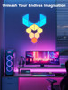 Govee Triangle Light Panels RGBIC Tri Lights 10 Pack for gaming rooms, bedrooms, and wall decoration